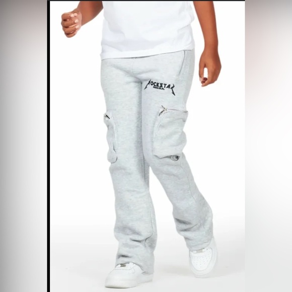 Rockstar Originals Highline Cargo Sweatpant - Athletic Heather Grey
